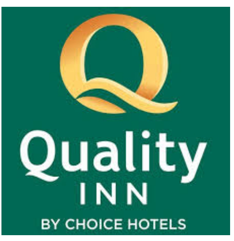 A logo of the quality inn by choice hotels.