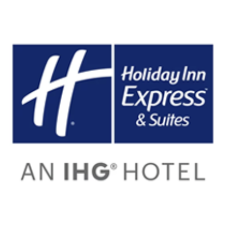 A logo of an ihg hotel with the words 