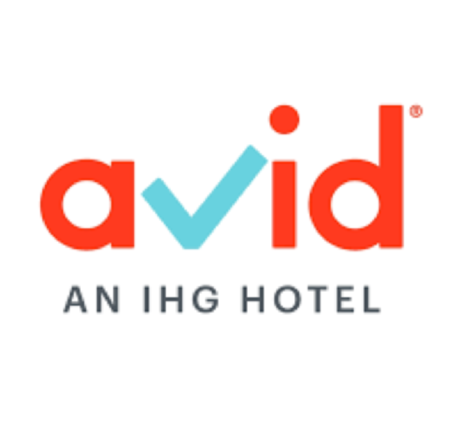 A logo of avid an ihg hotel