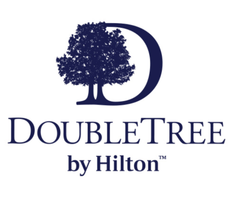A logo of doubletree by hilton hotel.
